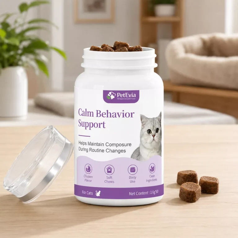 Kalmerende zachte kauwsnoepjes voor katten
