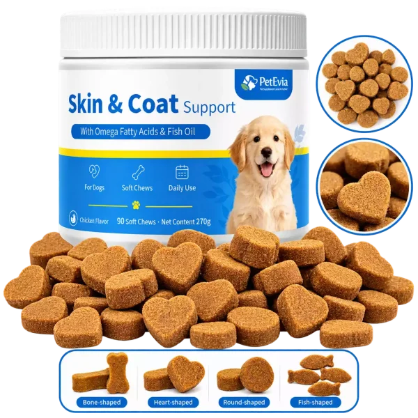 Individuelle Haut- und Fellpflege-Soft-Chews für Hunde